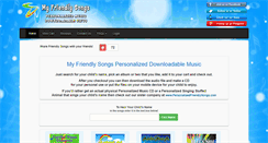 Desktop Screenshot of friendlysongs.mobi